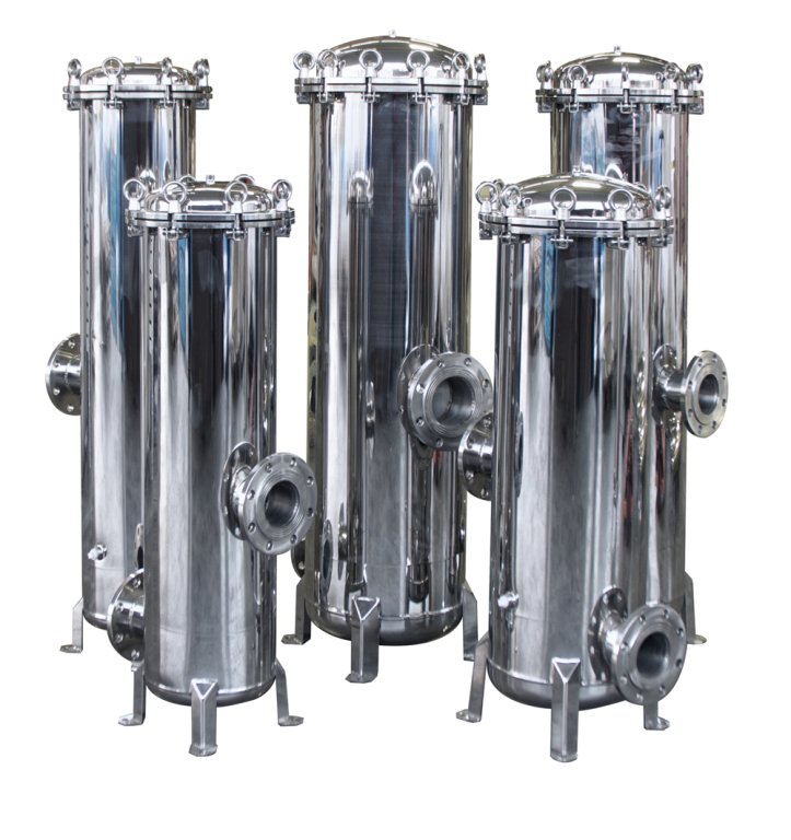 PVC - AISI SS304 - AISI SS316 Çoklu Kartuş Filtreler